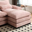 Canapé en chenille moderne avec éponge dense et support en bois massif-1222772928