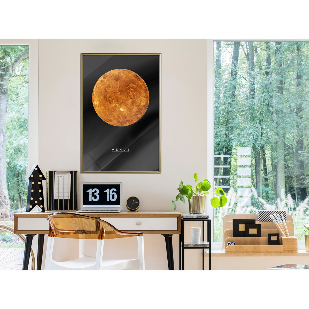 Gerahmtes Poster The Solar System Venus