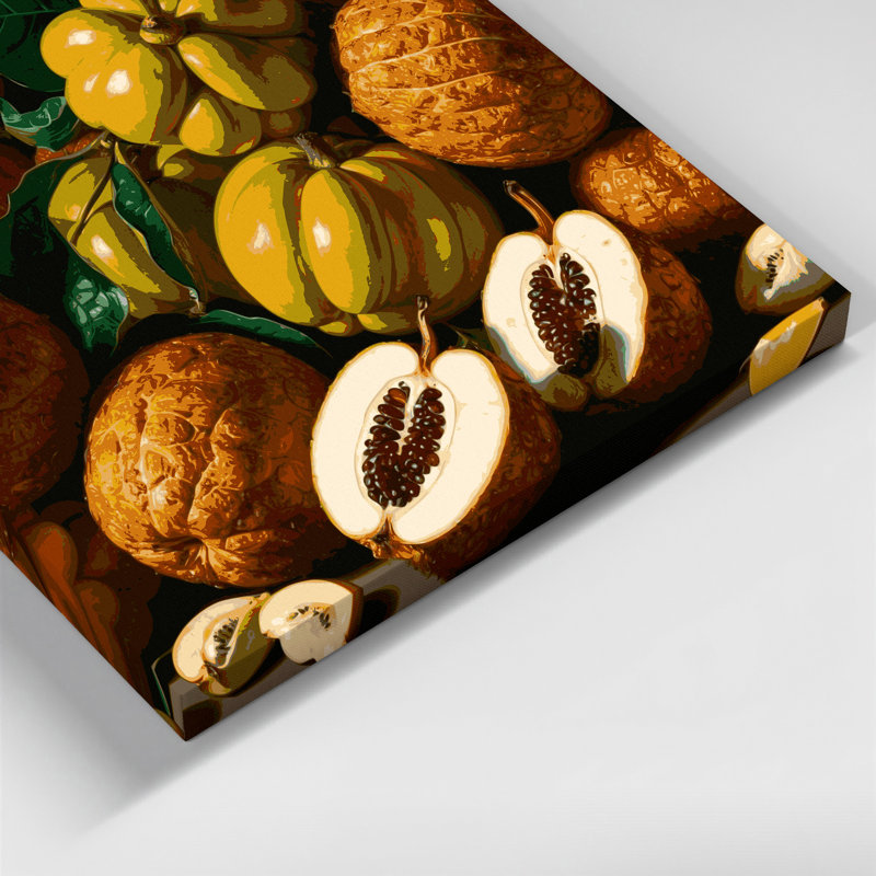 «Fruit Bacuri», art mural sur toile, H 12 po x l 18 po