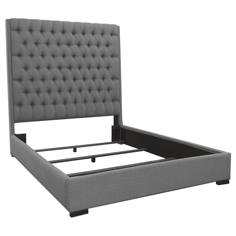 Tufted Upholstered Panel Bed