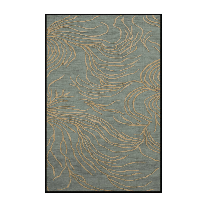Machine Washable Nature Gray Area Rug