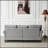 Linen Fabric Upholstery With Storage Sofa (Grey)