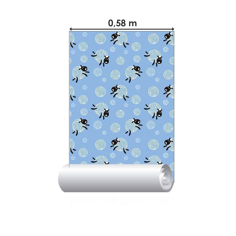 Rouleau de papier peint Copple, L 126 po x l 24 po