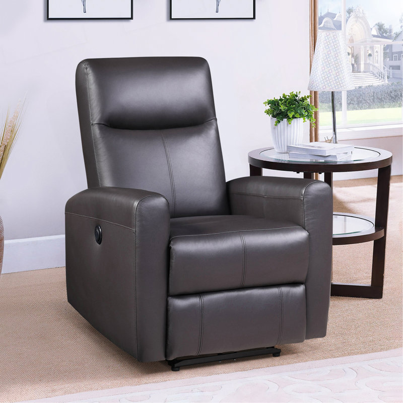 Fauteuil inclinable électrique avec accoudoirs carrés