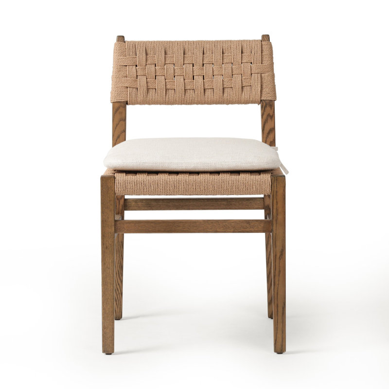 Chaise d'appoint Mallory, Chêne grillé