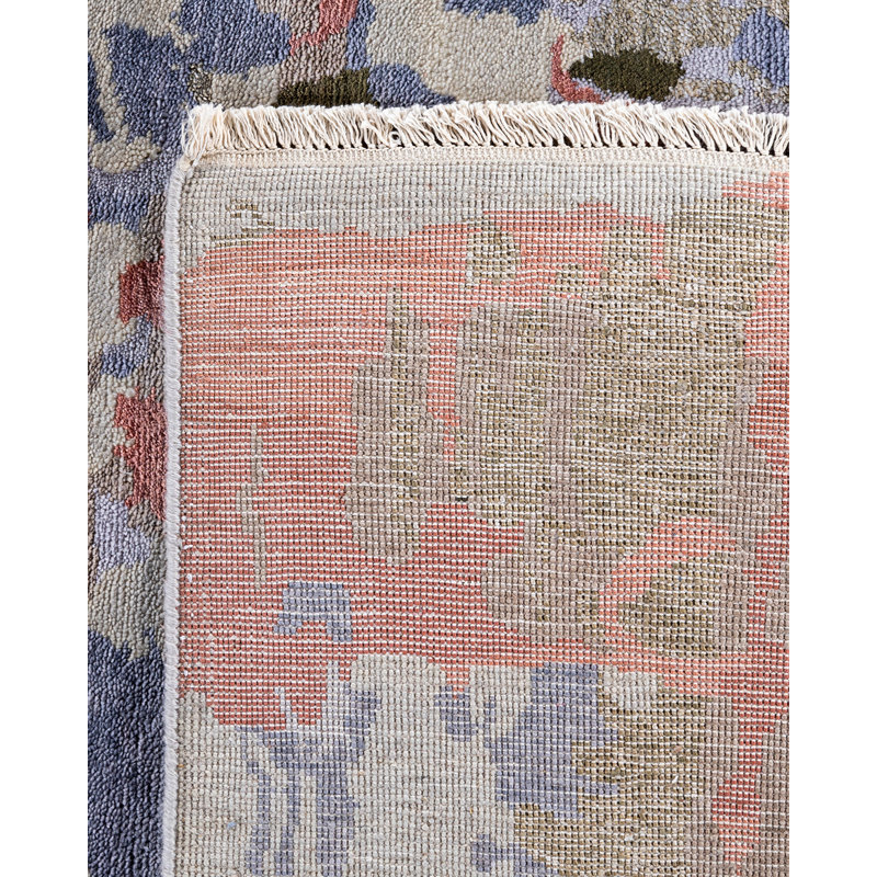 Overdyed One-of-a-Kind 9' 2" X 12' 3" Hand Knotted Area Rug
