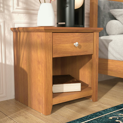 Tevrat 19.3" W 1-Drawer Nightstand