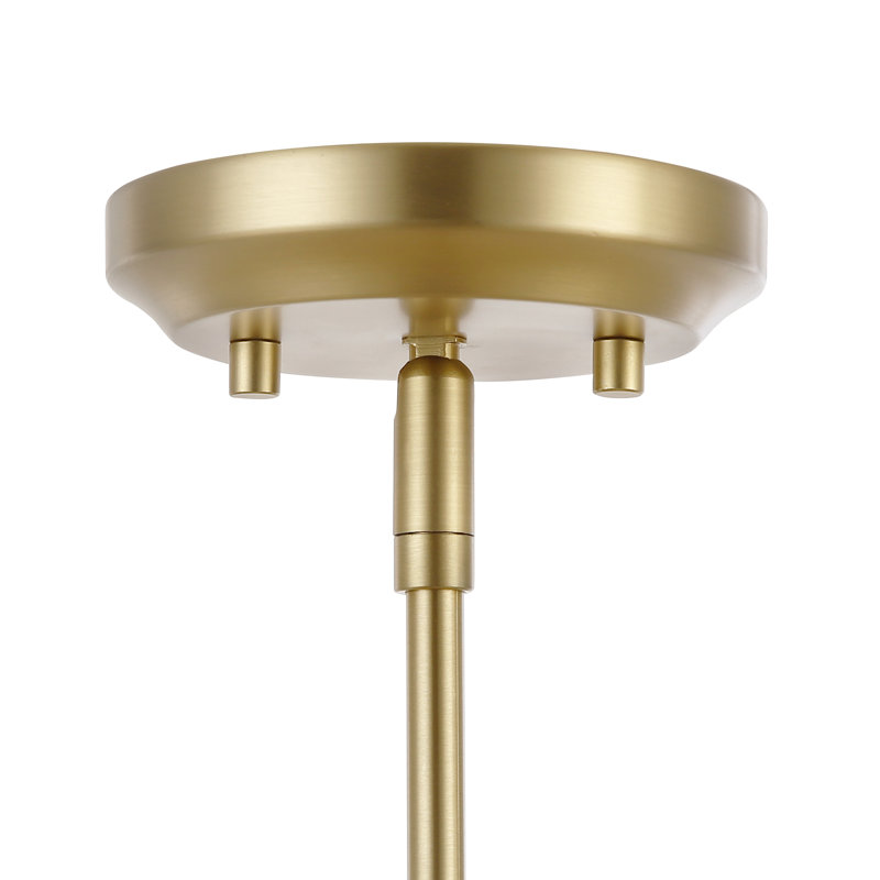 Luminaire suspendu en pot 1 lumière Olea, Transparent