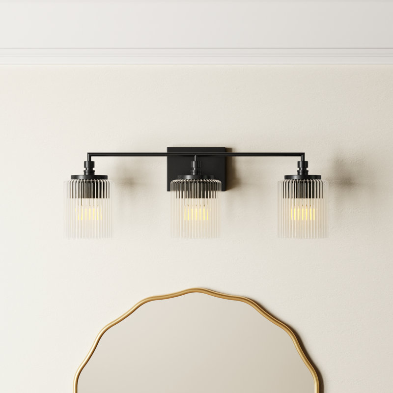 Adalina 3 - Light Dimmable Vanity Light, Midnight Black