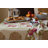 Orange Tree Tablecloth - Red/Green - 71" x 106"-740320113