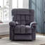 Erickah 91cm Wide Velvet Standard Recliner with Massager-1876368605