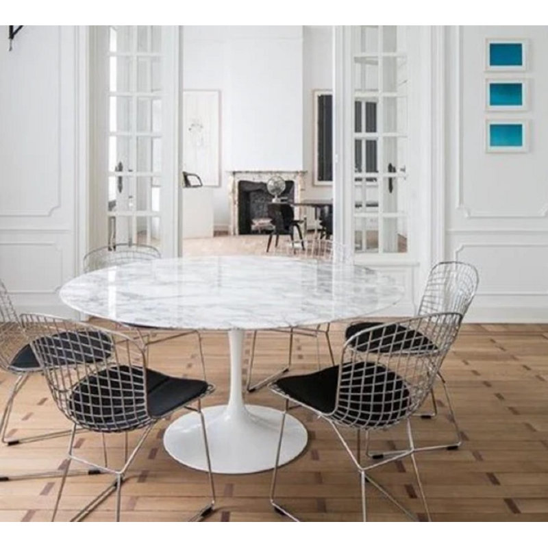 Fauteuil Aiotreb, Chrome, Noir