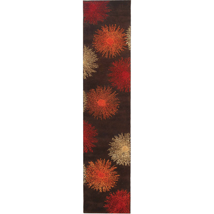 Amier Soho Hand Tufted Wool And Viscose Rug, Runner 2'6" x 14'