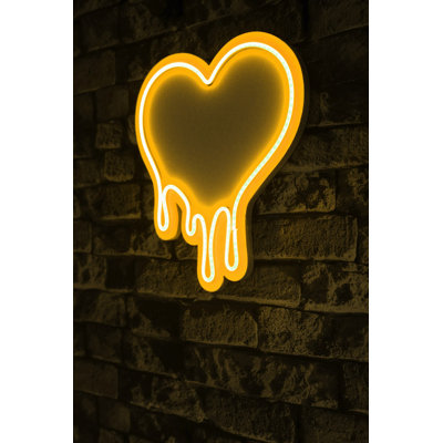 Rubans d'éclairage flexibles à DEL néon, 12 V x 13,8 x 0,8 po, jaune, 12 V x 13,8 po | Étanche IP67, gabarit en mousse de PVC, 350 lumens, 10 000 kWh, adaptateur inclus, parfait pour la décoration intérieure et les solutions d'éclairage créatives