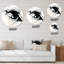 Horloge murale abstraite abstraite-93380278