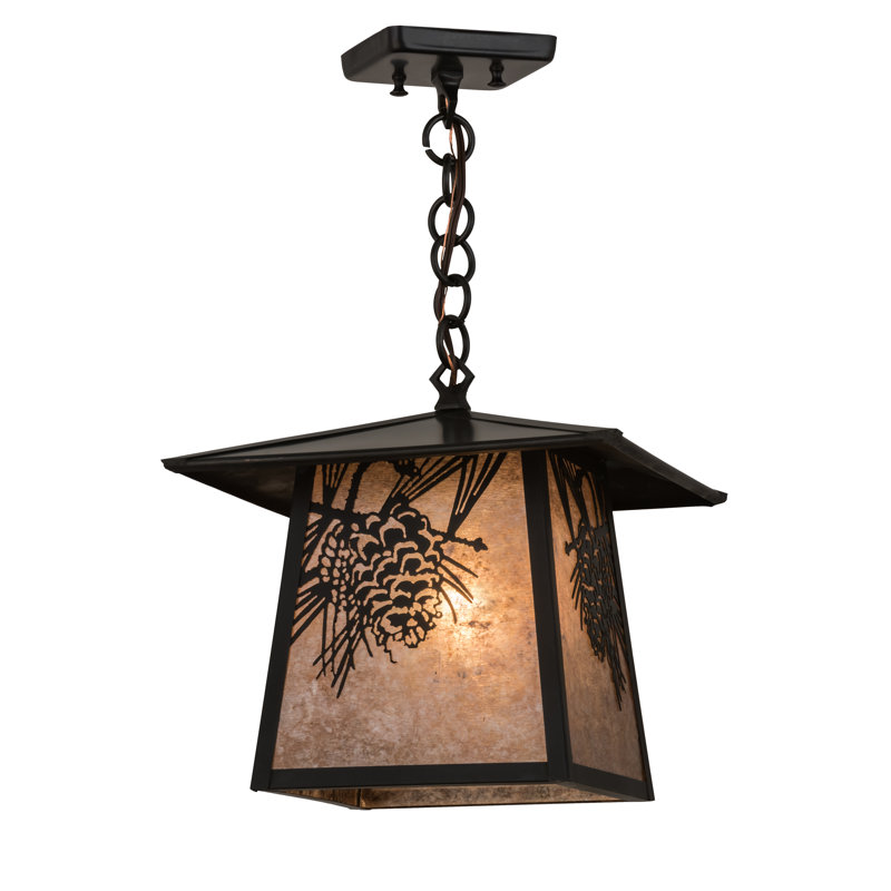 1 - Light Pendant, 19.5" H x 17" W x 12" D