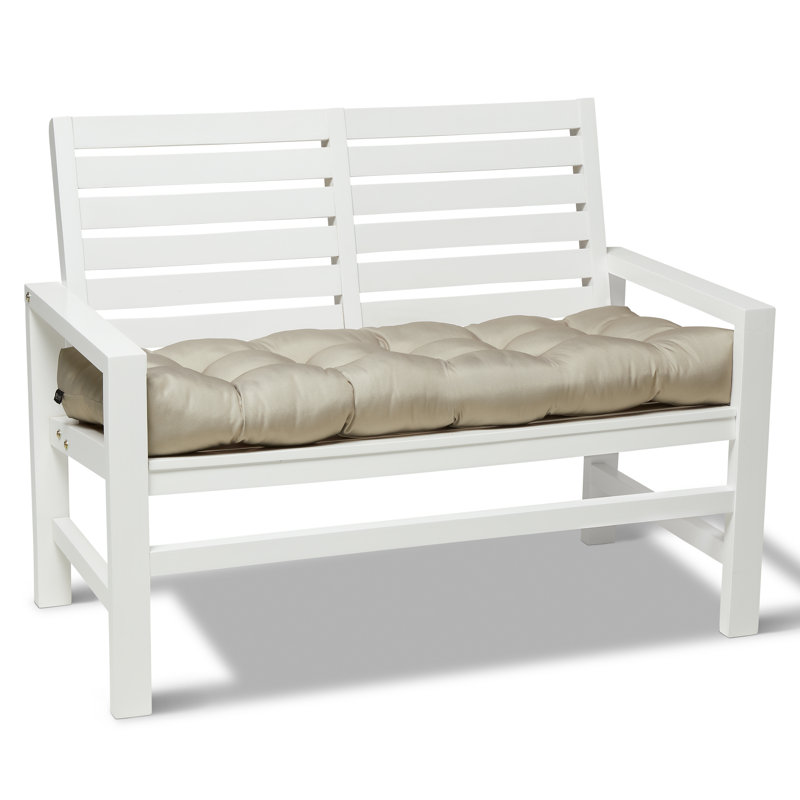 Bergholt Outdoor 5'' Bench Seat Cushion, Beige, 48" W x 6.17" D