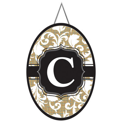 Door Banner, Monogram "K"