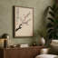 Plum Blossom Calligraphy Japandi - Wrapped Canvas-902839072-902839253