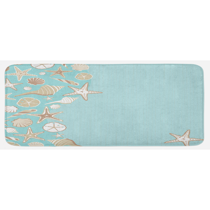 Coastal Synthetic Kitchen Mat