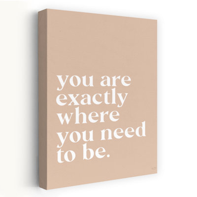 «Exactly Where You Need To Be», art contemporain abstrait