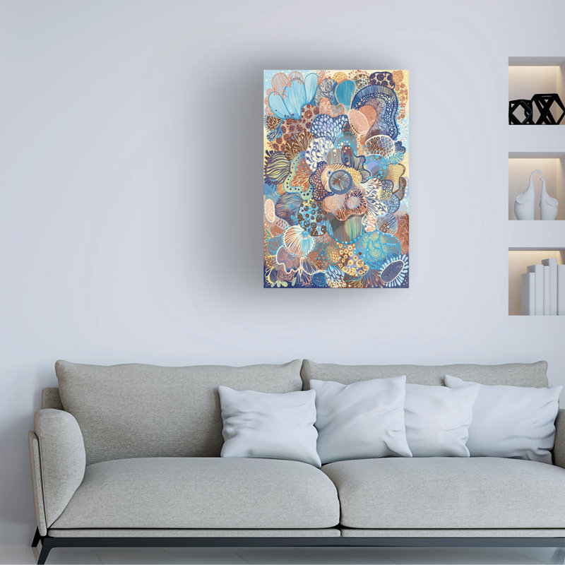 Art mural sur toile tendue - Art mural Noemi Ibarz «Ilustración Sin Título 2» pour le salon, la chambre à coucher ou le bureau - 22 x 32