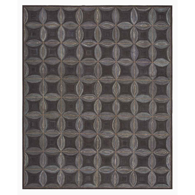 Flatweave Wool Geometric Indoor Rug