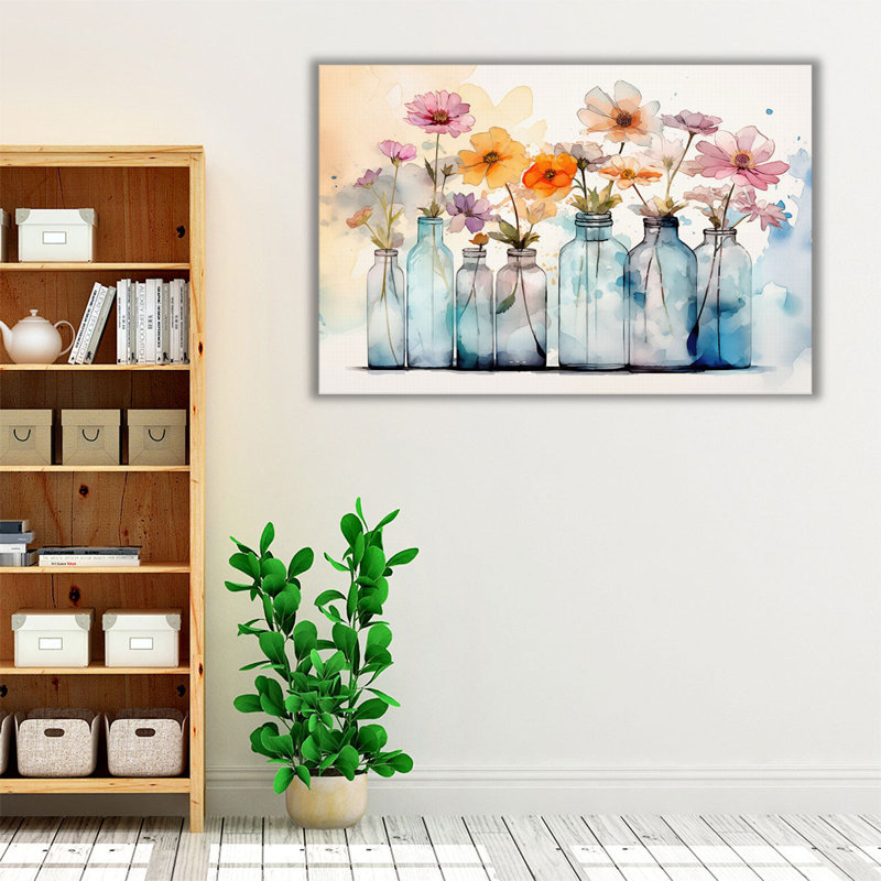 «Vintage Floral Bloom 2», H 20 po x l 30 po