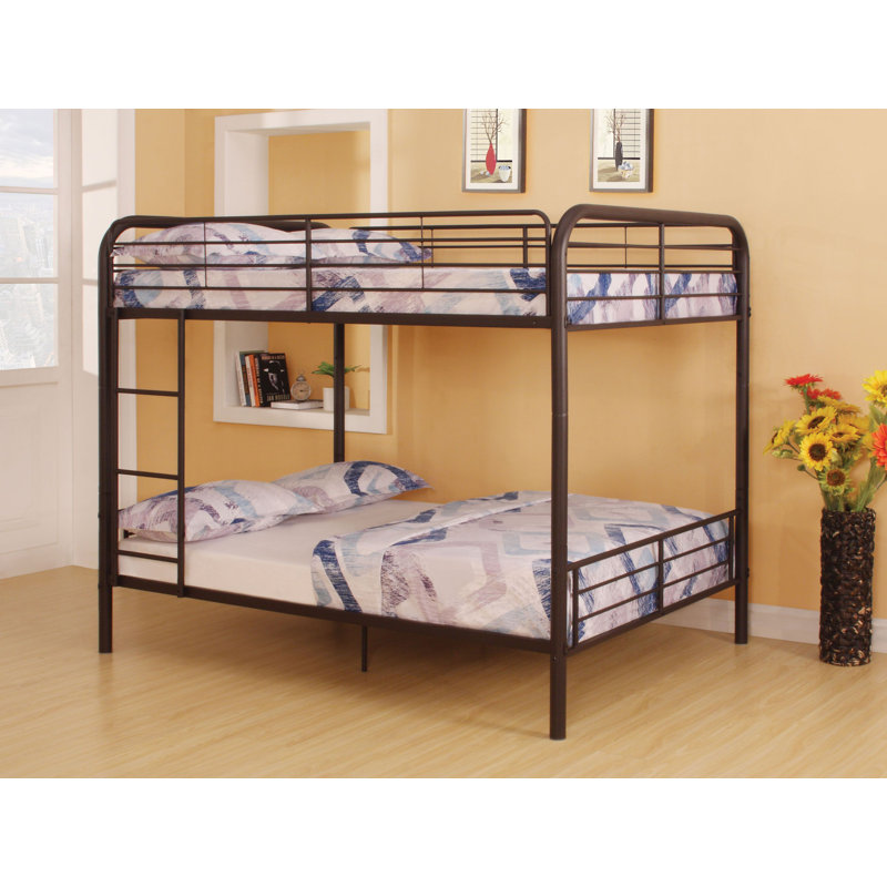 Lit superposé standard Stavern par Isabelle & Max, Double, Brun foncé