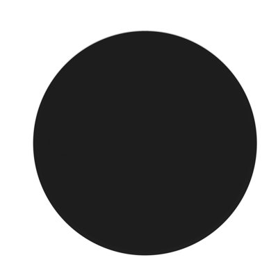 32-inch Round Black Tempered Glass Table Top, Smooth And , Long Service Life, Great For Family Meeting Tables 1/2-inch Thick Edge, Wear- Impact-, Ideal Guesthouse Patio
