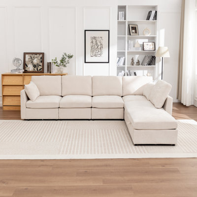 Ober 6-Piece L-Shaped Sectional Sofa