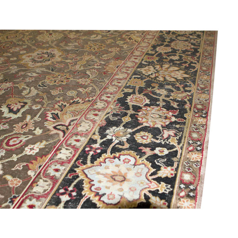 Oriental Area Rug in Black