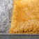 Cobina Escondido Yellow Modern Geometric 3D Textured Shag Rug