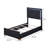 Rital Black LED Headboard Bed-55567225