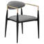 Ensemble de chaises de salle à manger rembourrées en tissu Mistra (ensemble de 2)-525408471
