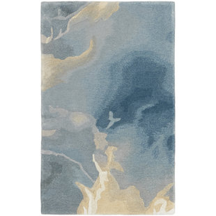 Tapis d'intérieur bleu Prismatic