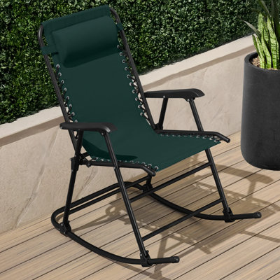 Chaise berçante d'extérieur