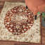 Tapis crème Randolph Medallion-23169900