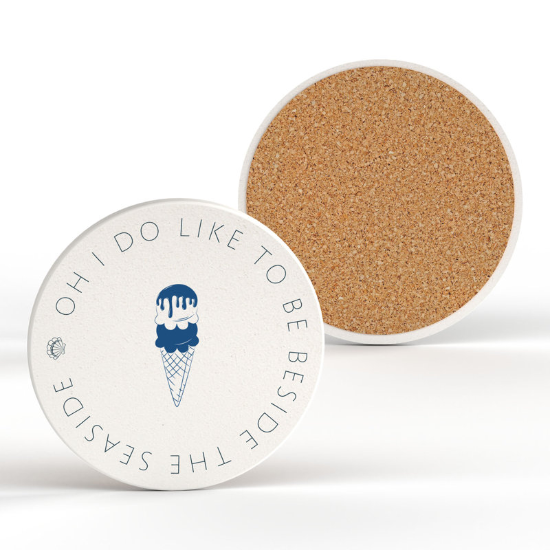 Ceramic Round 1 Piece Coaster
