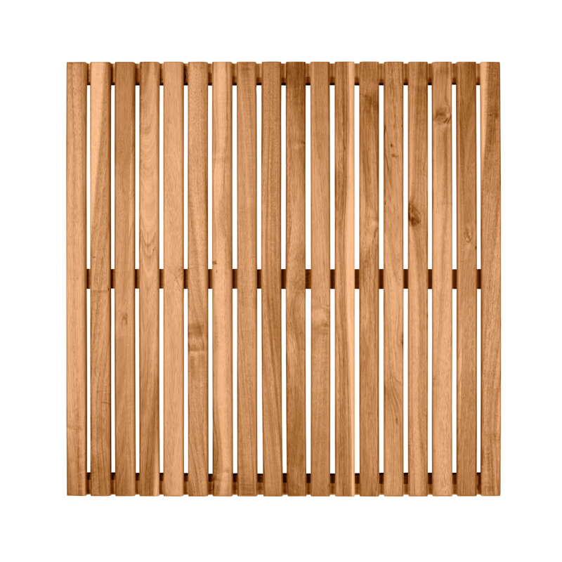 Bolinger Acacia Hardwood Non-Slip Bath Mat