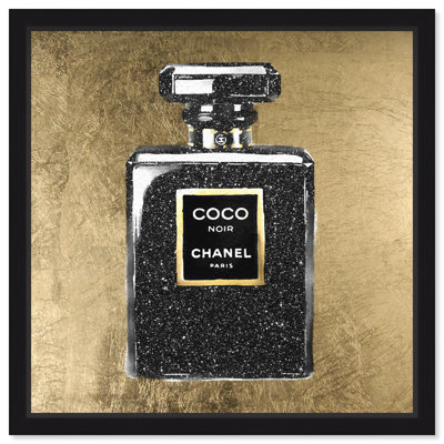 Classic Glitter Noir Print by Oliver Gal