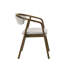 Delina Chenille & Walnut Side Chair
