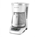 BLACK+DECKER 12-Cup Digital Coffee Maker, Programmable, Washable Basket Filter, Sneak-A-Cup, Auto Brew, Water Window, Keep Hot Plate