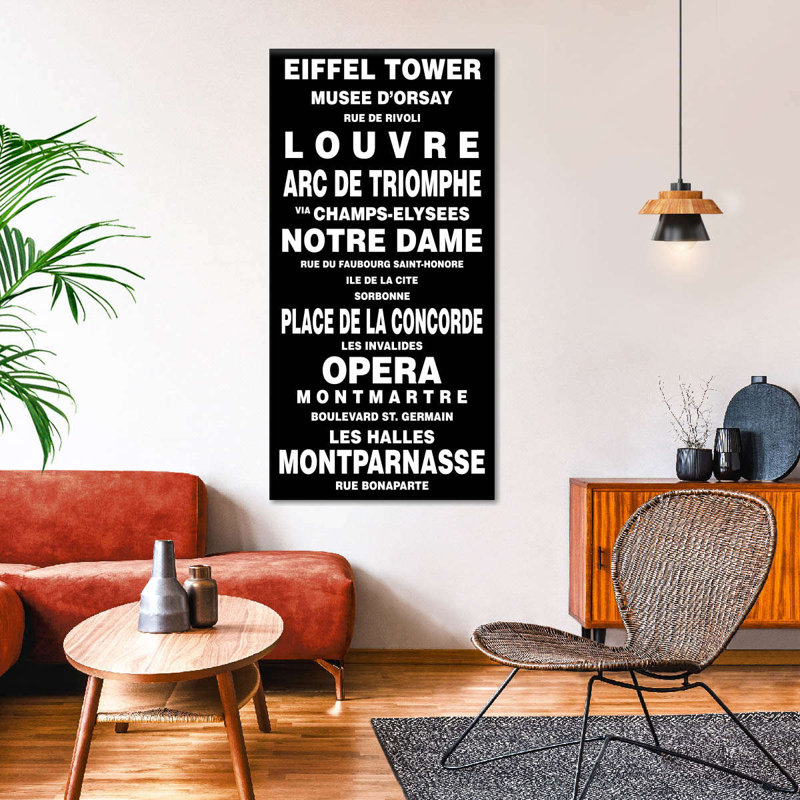 «Bus Roll Paris», reproduction sur toile, L 24 po x H 12 po
