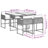 Rosecliff Heights 5 Piece Patio Dining Set With Cushions Gray Poly Rattan