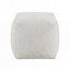 Repose-pieds de 16 po en fausse fourrure de style moderne et contemporain Ari