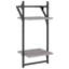 Dimick 6 Piece Wall Shelf Set with Bars Engineered Wood-2136771417