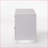 Lorimar Modern High-Gloss White Nightstand with Chrome Legs