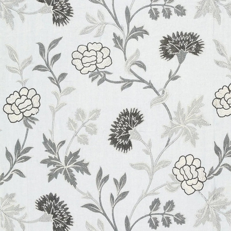 Sheridan Embroidery  Fabric, Crimson