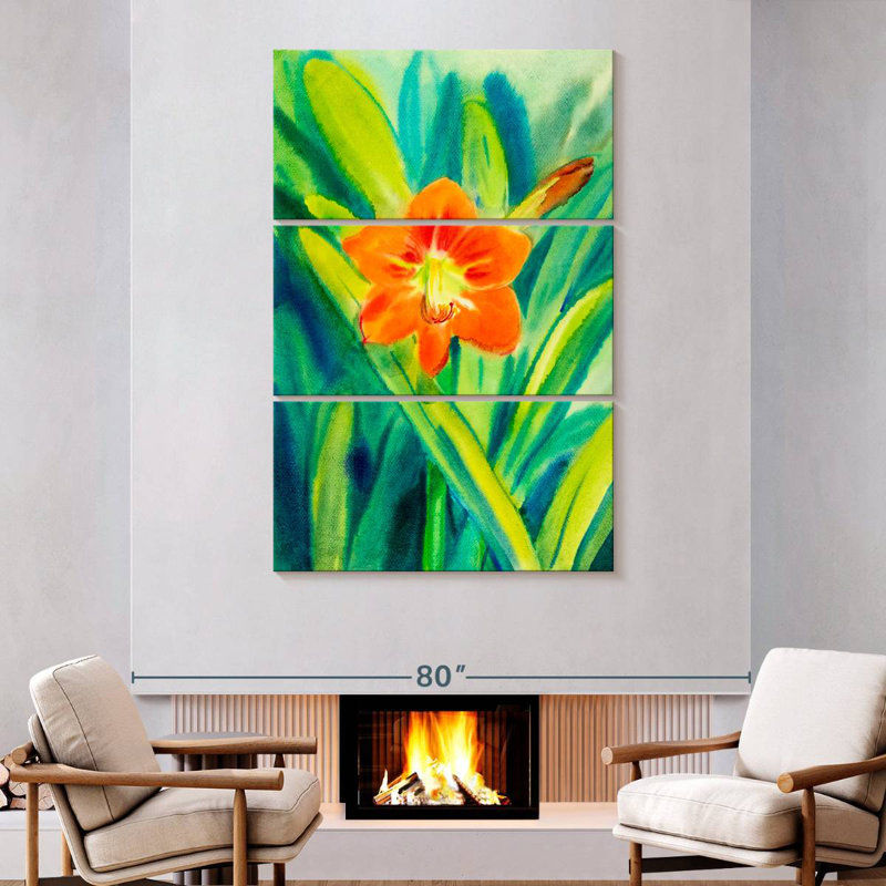 Harnek Amaryllis, 74" H x 48" W